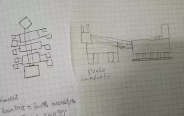 Rysunek świąteczny z figur geometrycznych (3)