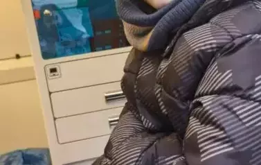Uczeń klasy czwartej w Dentobusie