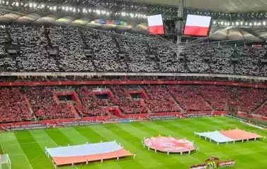 Stadion Narodowy w Warszawie podczas meczu Polska-Malta