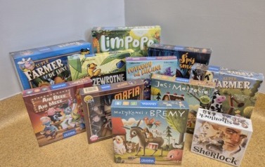 Zestaw gier planszkowych