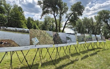 Zdjęcia przedstawiające rzekę Bug oraz jej otoczenie
