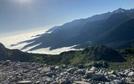 Piękny widok z trasy na Giewont.