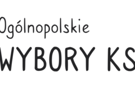 Urna wyborcza, a obok niej napis Og&oacute;lnopolskie Wybory Książek