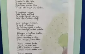 Tekst wiersza. kt&oacute;ry zdobył wyr&oacute;żnienie w konkursie literackim