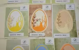 Kartki własnoręcznie wykonane przez SKC