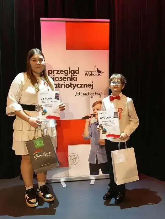 Zdjęcie do Wokalny sukces Zuzi i Wojtka