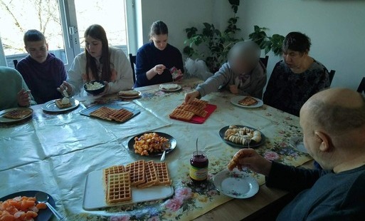 Zdjęcie do SKC z wizytą w Domu Pomocy Społecznej "Nie-wykluczeni" w Mielniku